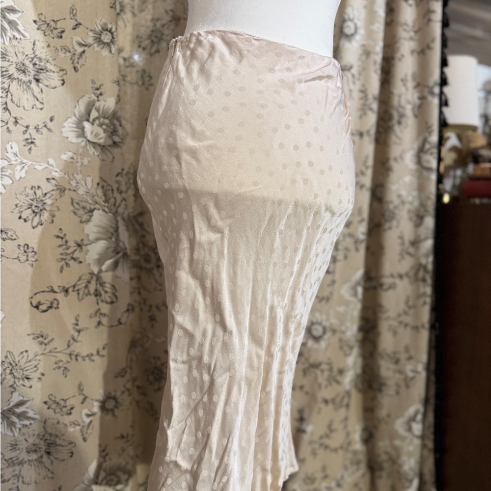 Lovestitch Cream Maxi Trumpet Skirt